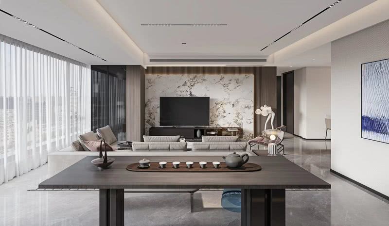 龙湖景粼天序二期现代轻奢风案例-1
