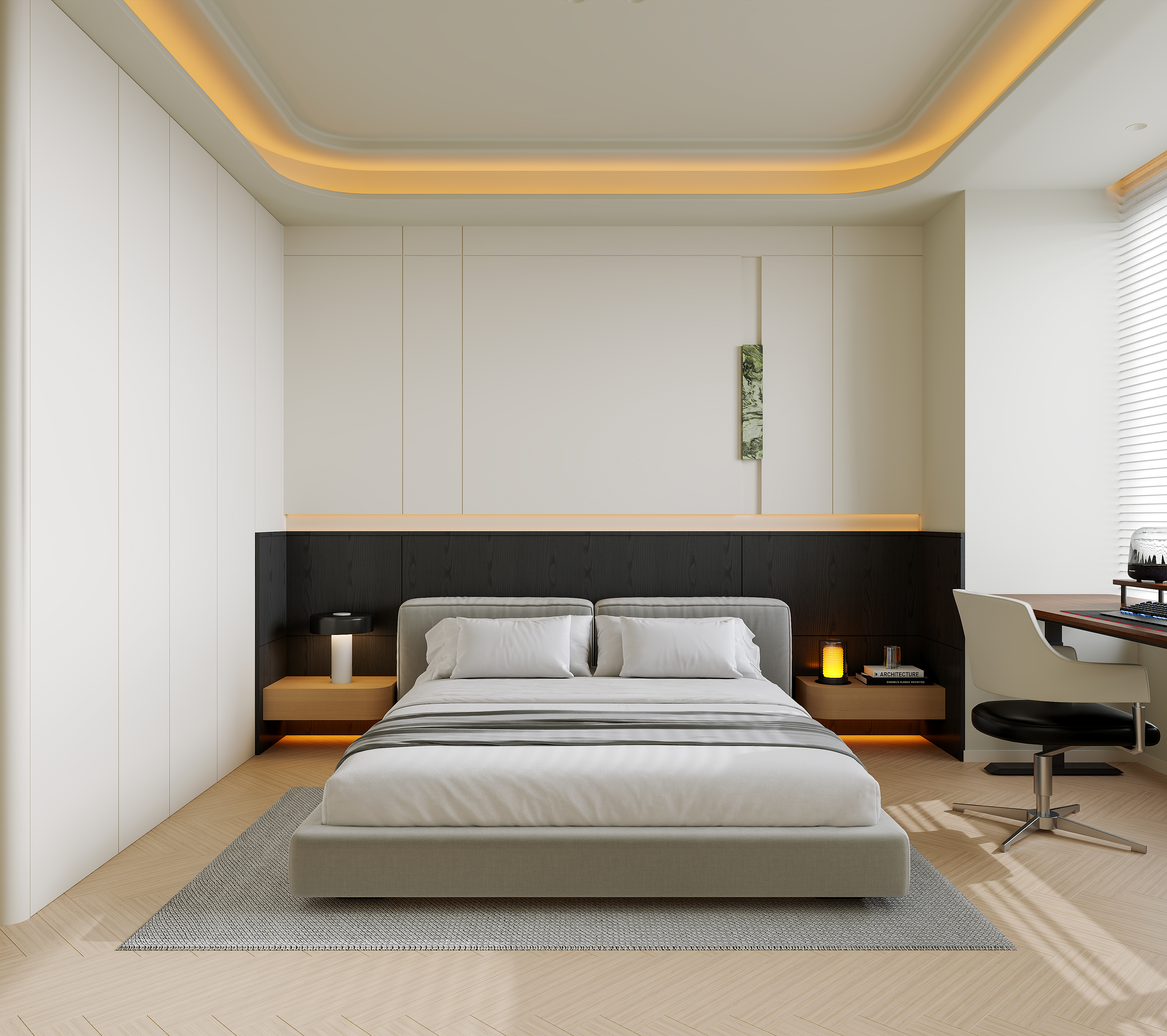 高端图-现代家装渲染-7