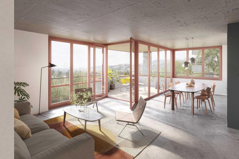 Pfister Klingenfuss Architekten AG丨Wohnüberbauung Espen Bruggwaldstrasse丨瑞士-12