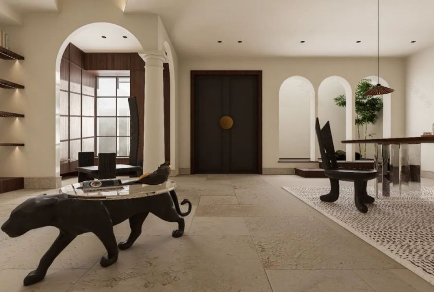 金科东方大院 · 500 平中古风别墅设计丨中国长沙丨长沙另存為全案设计-18