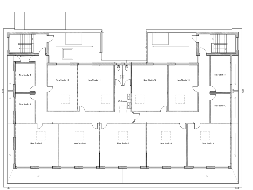 伦敦黛博拉大厦艺术慈善空间改造-34