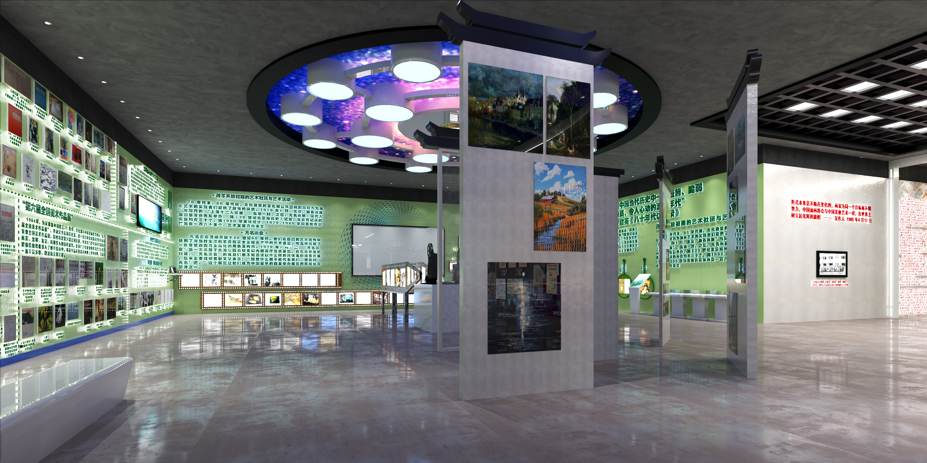 展陈设计~美术馆-5