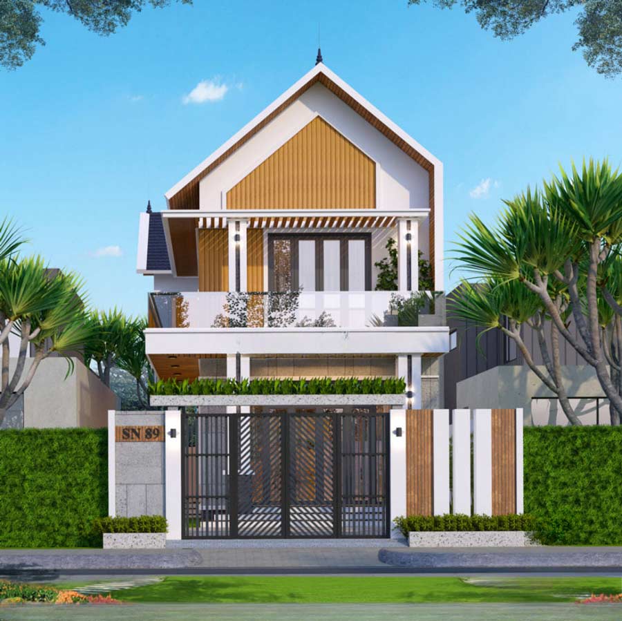 35套二层坡顶别墅设计方案丨NEOHouse vn-20