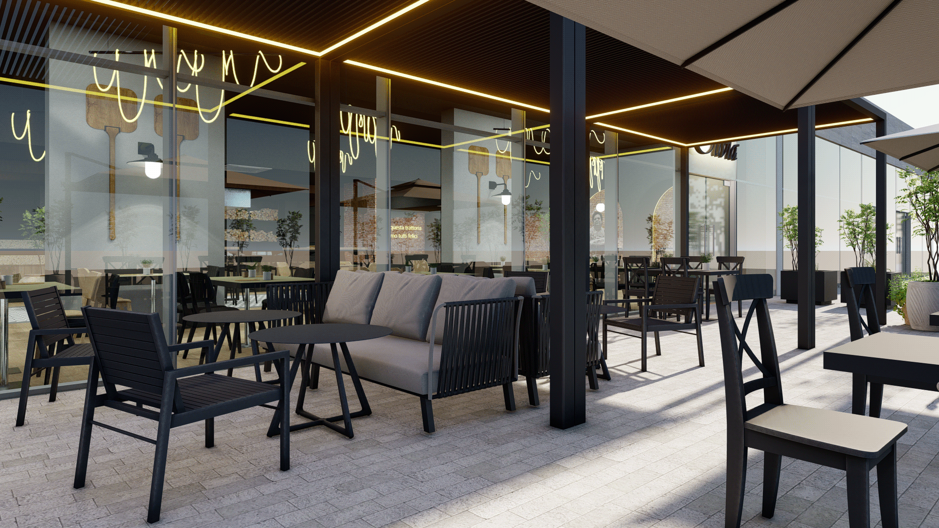 Atelier Domh 披萨店室内设计-30