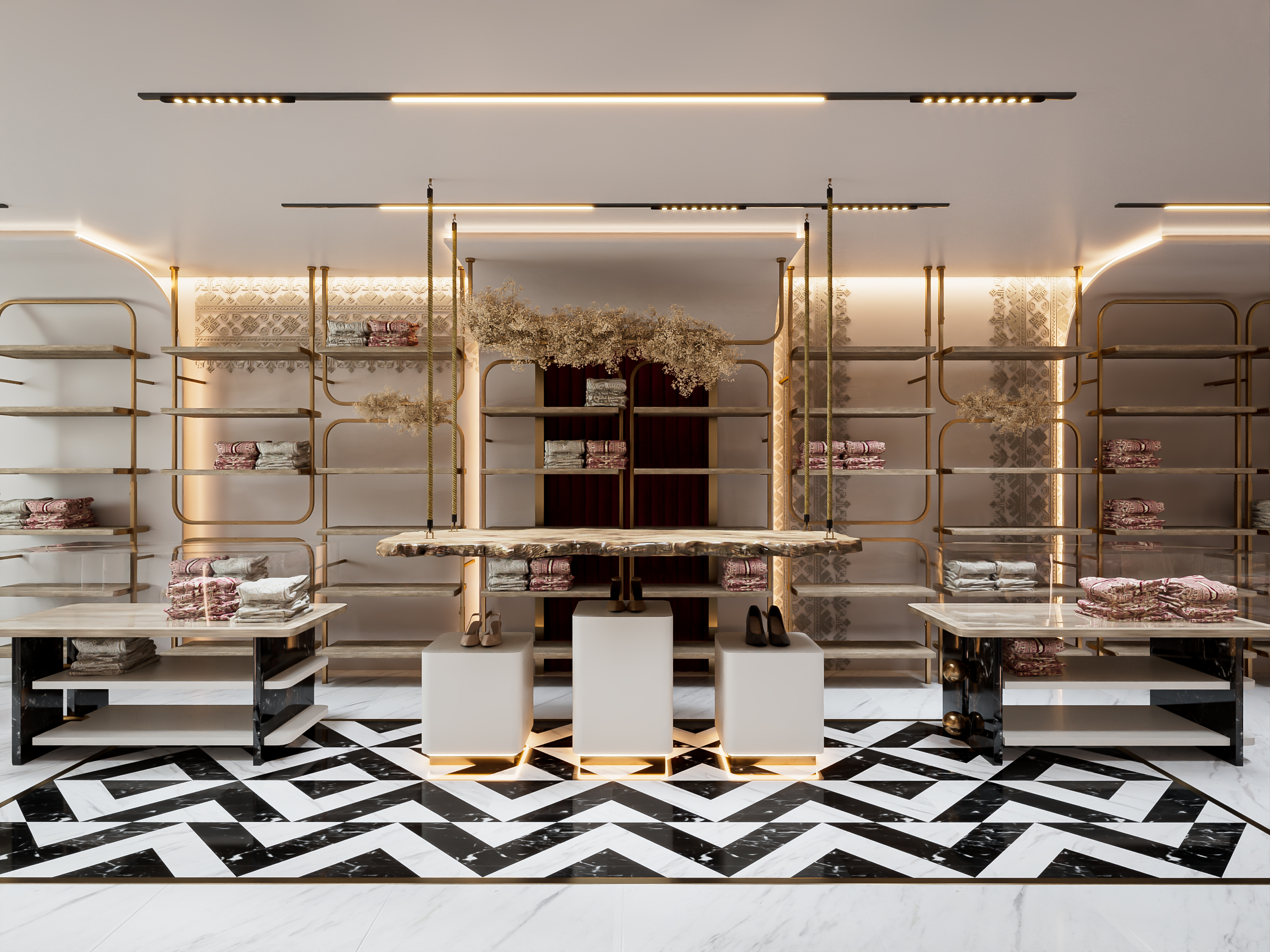 传统服装店设计丨SARA ALNAIM-7