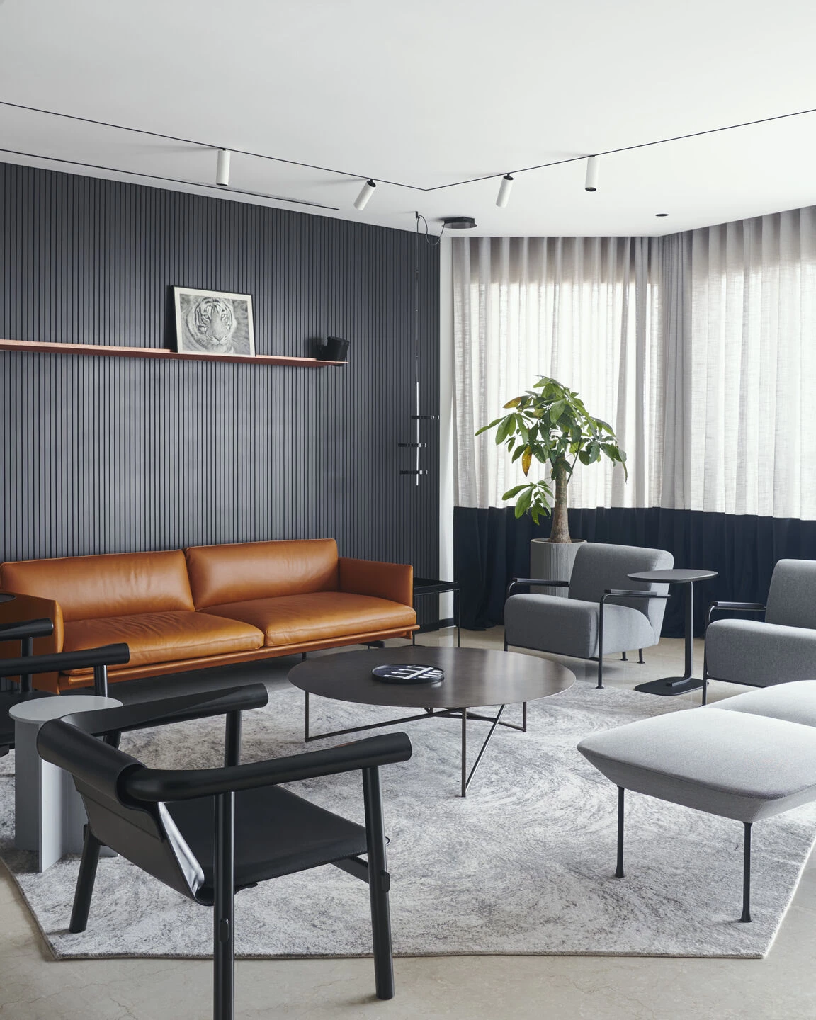 印度孟买现代简约公寓设计丨SHROFFLEóN-14