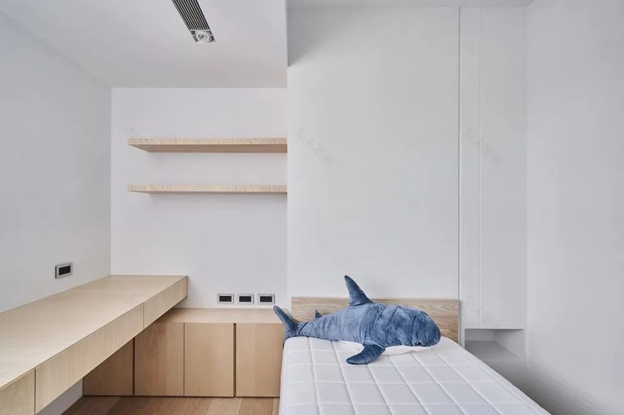 客厅变成大“广场”,139㎡可开可关的超大空间 | 虫点子新作-67