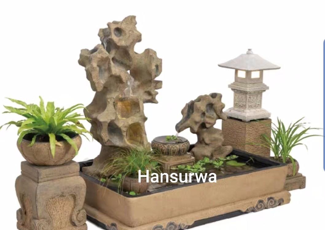 
家居仿石鱼缸 -5