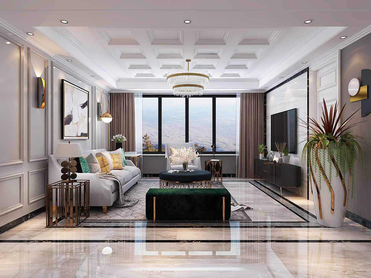 繁华深处的精致美式设计-4