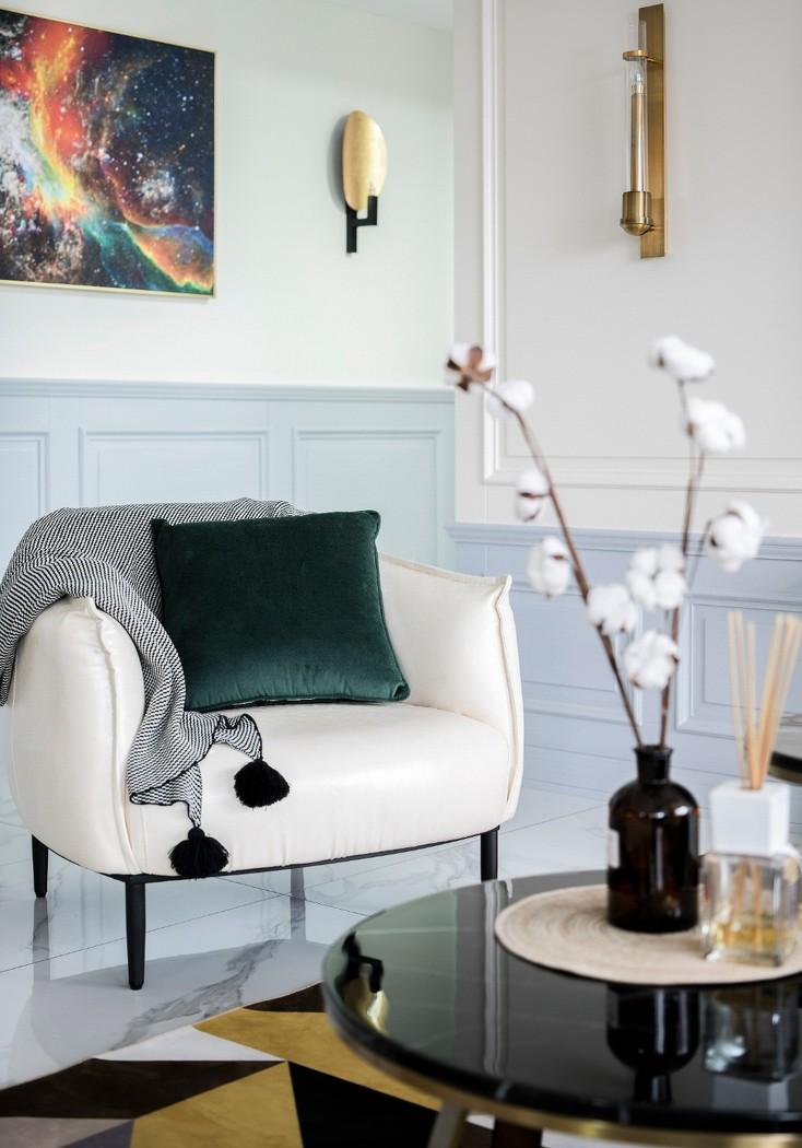 上海谷辰设计丨平层丨【阳光盒子】清爽美式里的优雅慢生活-7