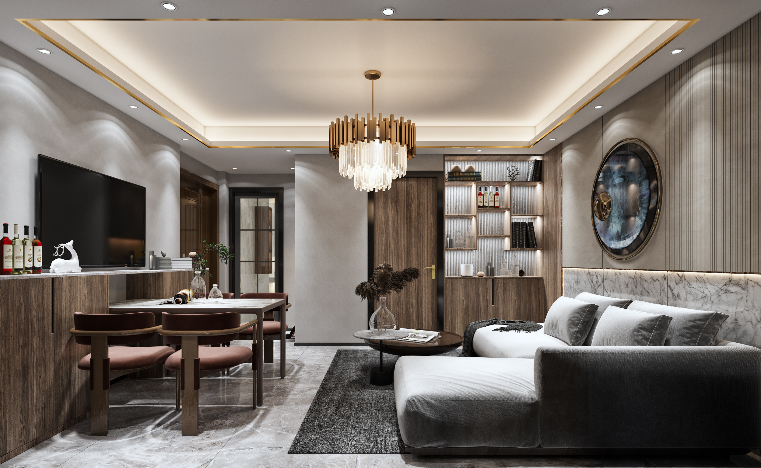 现代轻奢公寓设计-10