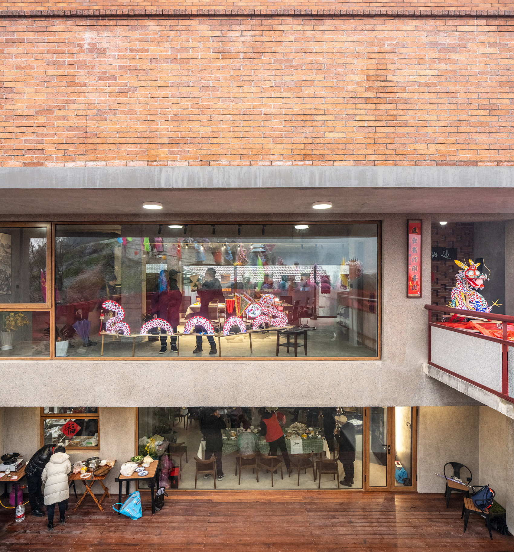 山下文化驿站丨中国浙江丨木伏建筑展演工作室-22