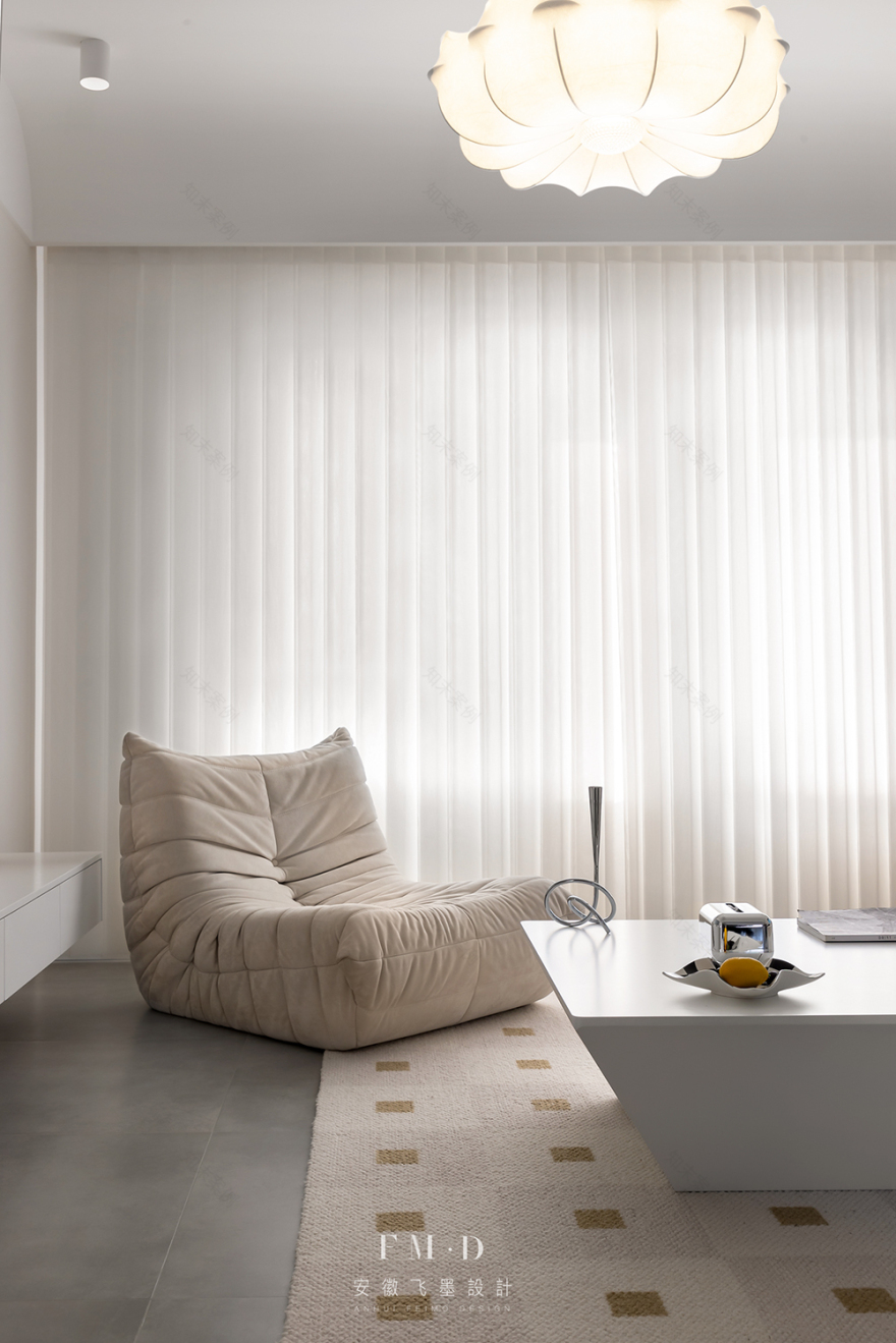 奶油风复式住宅丨中国滁州丨飞墨设计组-29