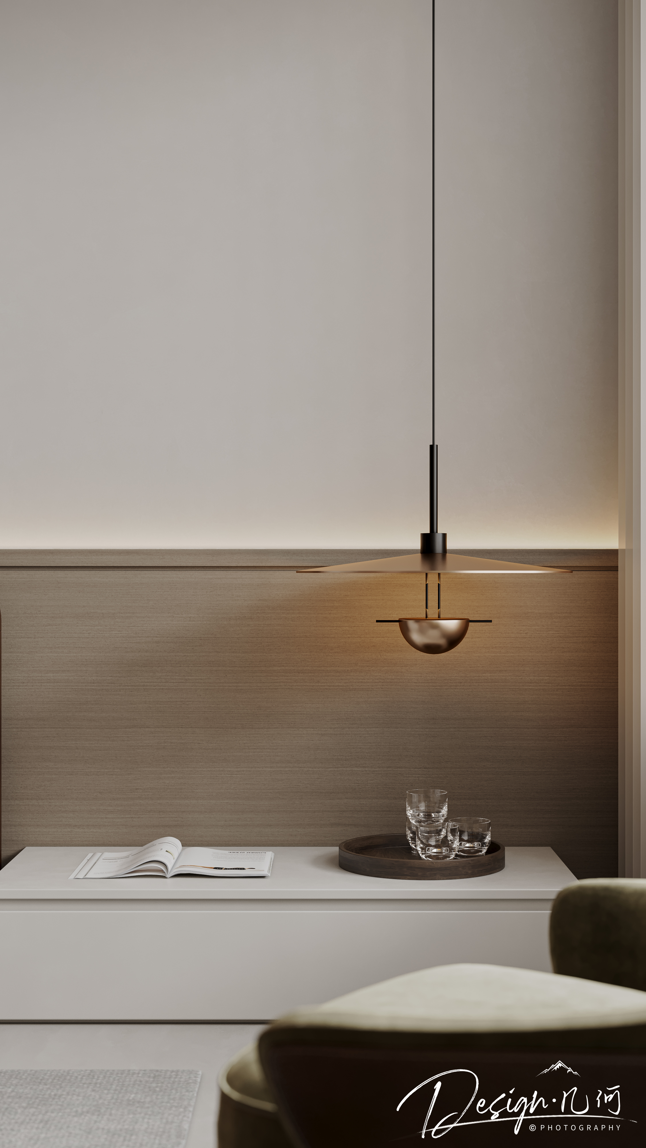 几何空间视觉表现 | 吾悦公馆现代客餐厅-14