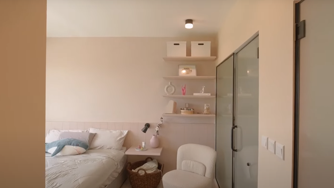 INS 风女主播独居的柔和粉红家居丨阿海设计师-31