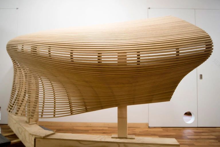 亚特兰大联盟剧院,蒸汽弯曲实木的艺术魅力-44