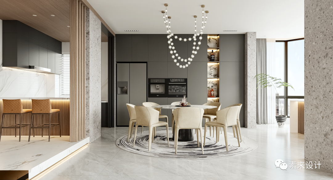 现代复式浪漫之家丨素来设计-24