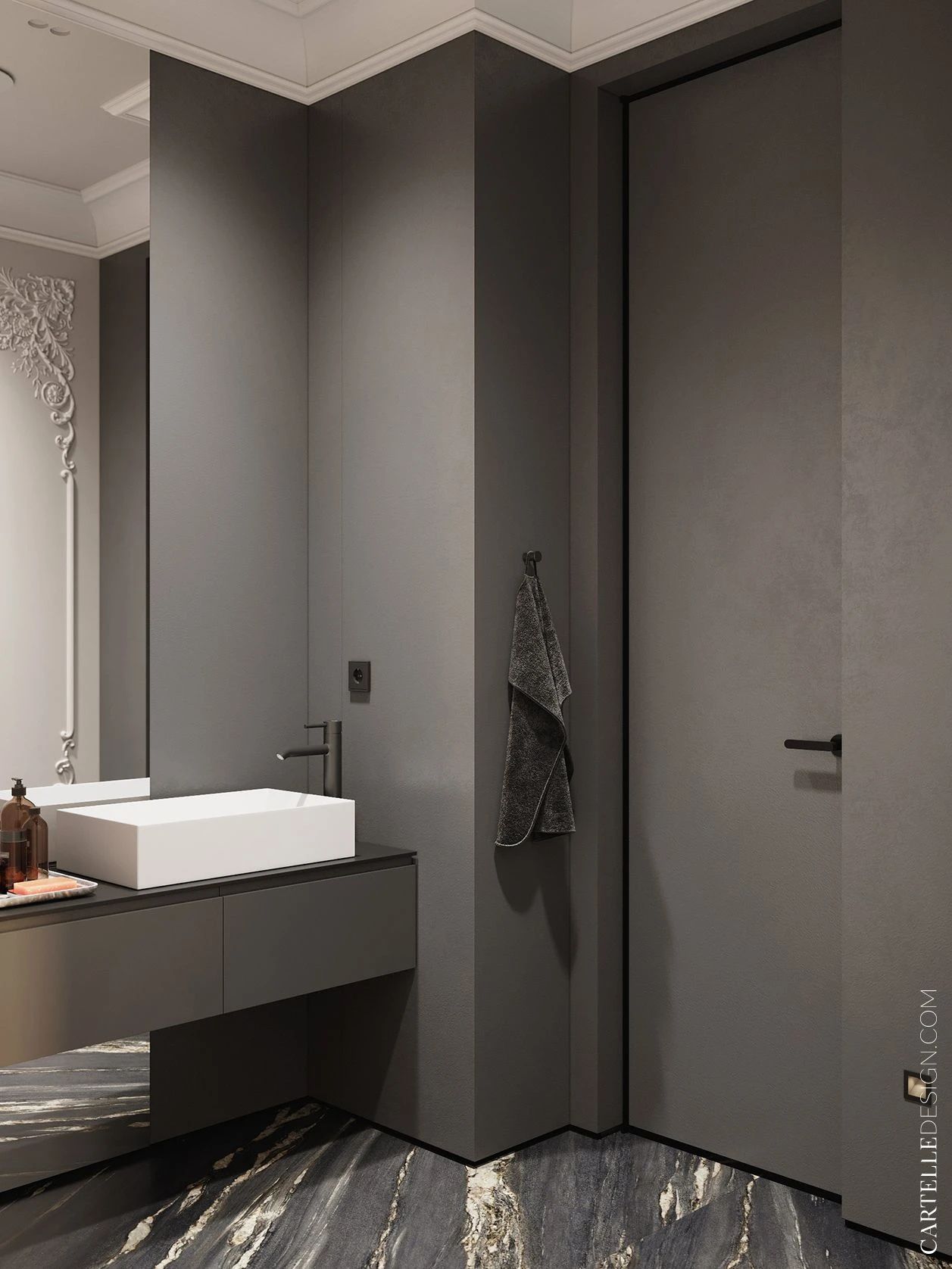 168㎡高级灰空间设计丨Cartelle Design-26