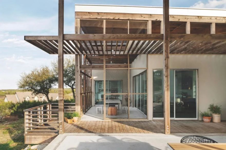 德克萨斯希尔乡村住宅 | 灵活包装,适应气候变化-19