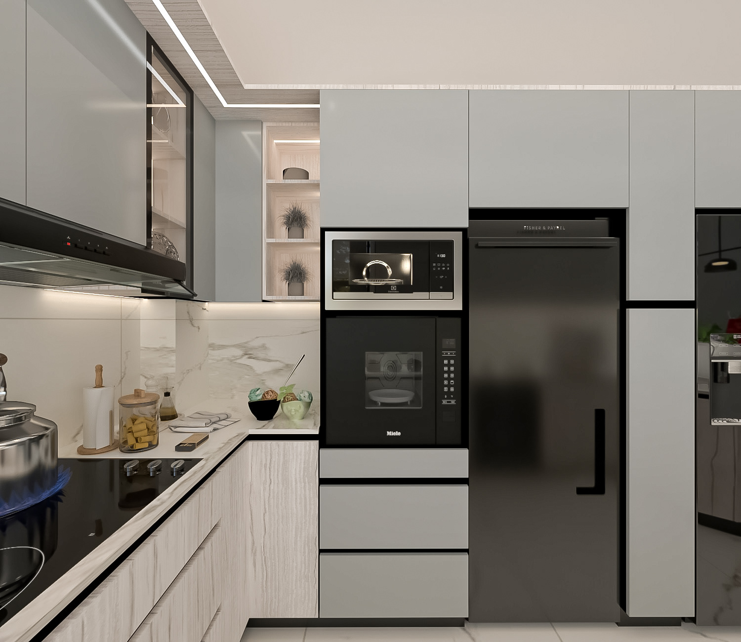 kitchen design for Alhadad design company-3