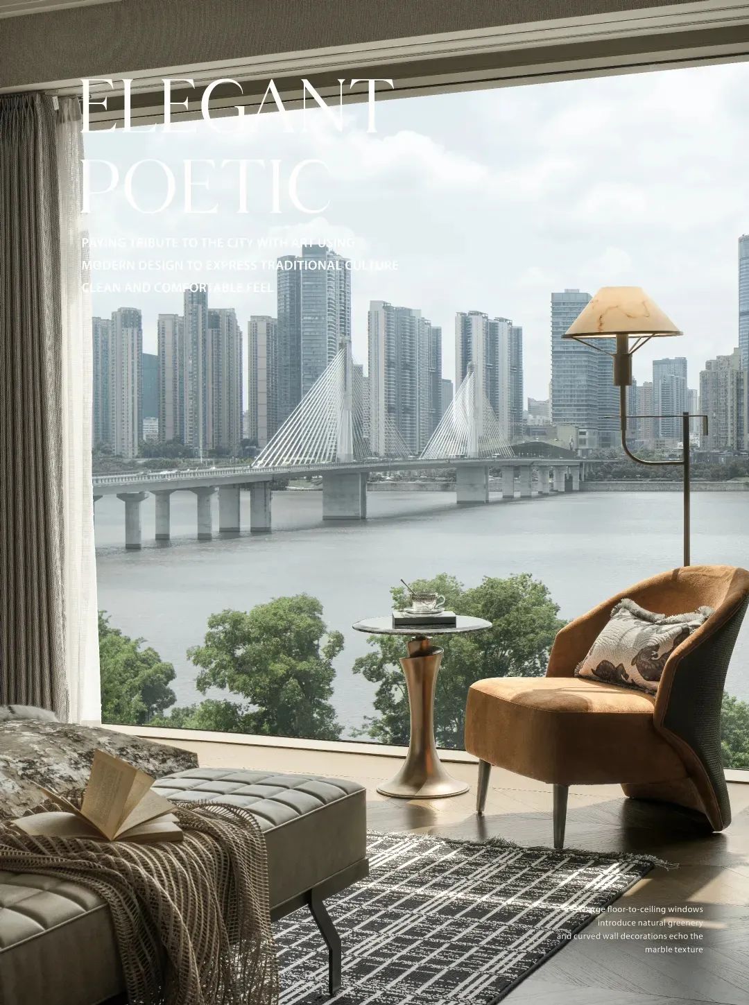 长沙·湘江金茂府249㎡江景大平层丨中国长沙丨软装元禾大千,硬装31设计-25