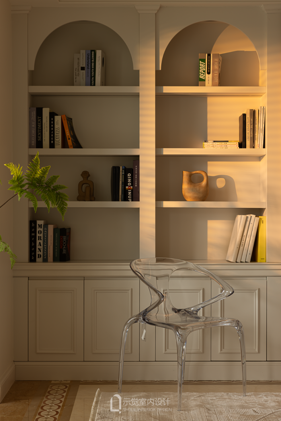 示觉设计|250㎡中海紫御豪庭，绿影泊心，拱廊叙事-27