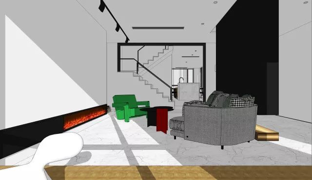 《视界》空间设计 | 辰夏作品,黑白灰世界的温馨与放松-39