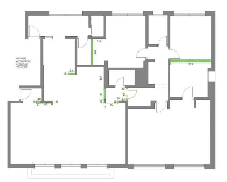巴西公寓的 10 次翻新-22