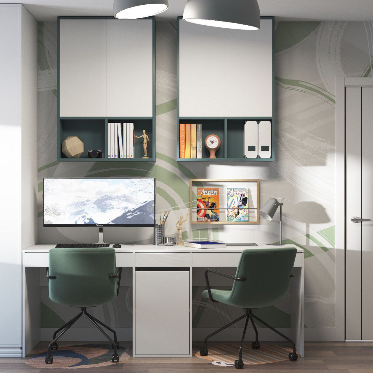 72平方米三居室公寓设计项目-17