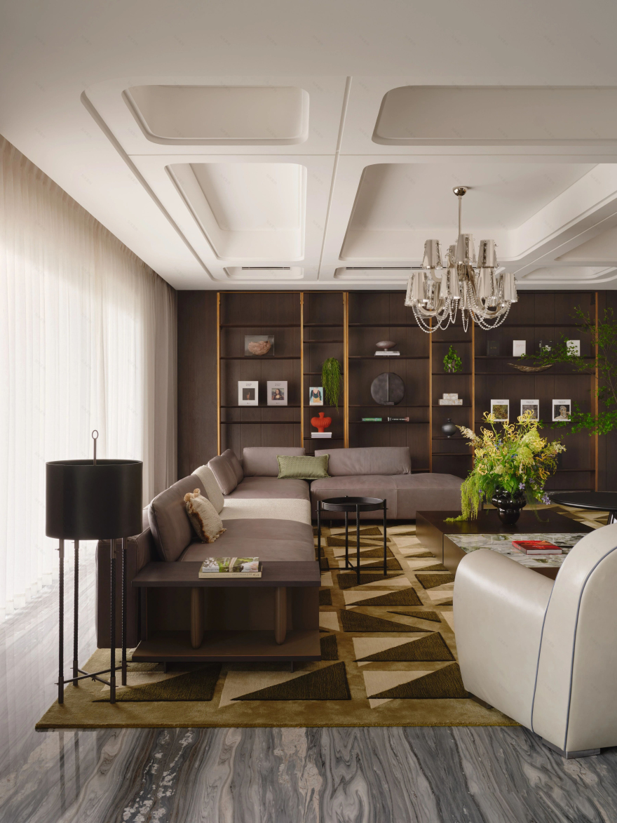 杭州银杏汇 1200㎡顶复豪宅样板间丨中国杭州-32