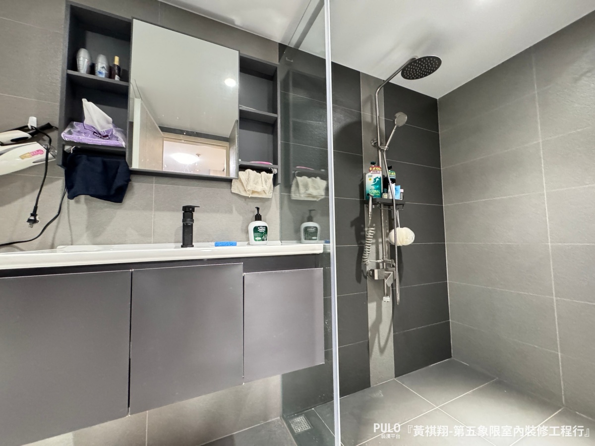 高雄15坪小坪数中古屋装潢丨中国高雄丨第五象限室內裝修工程行-52