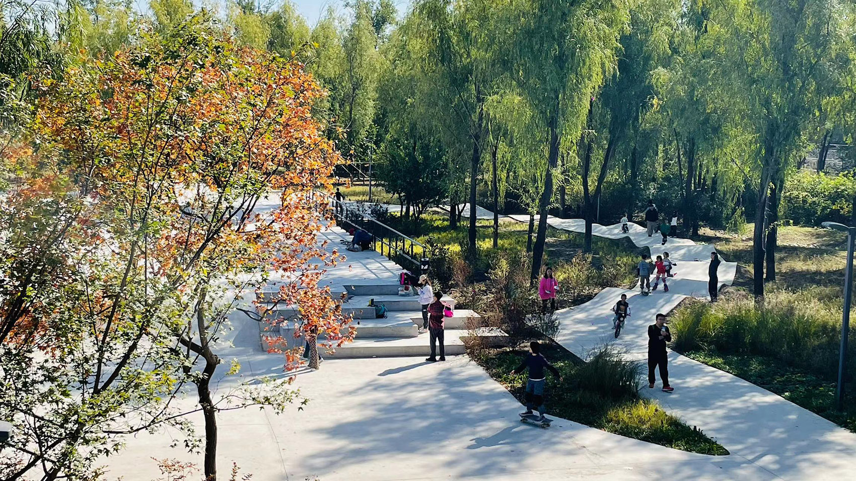 奥北森林公园二期景观及景观建筑系列丨中国北京丨北京北林地景园林规划设计院有限责任公司,北林风景建筑研究中心-17