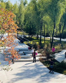 奥北森林公园二期景观及景观建筑系列丨中国北京丨北京北林地景园林规划设计院有限责任公司,北林风景建筑研究中心