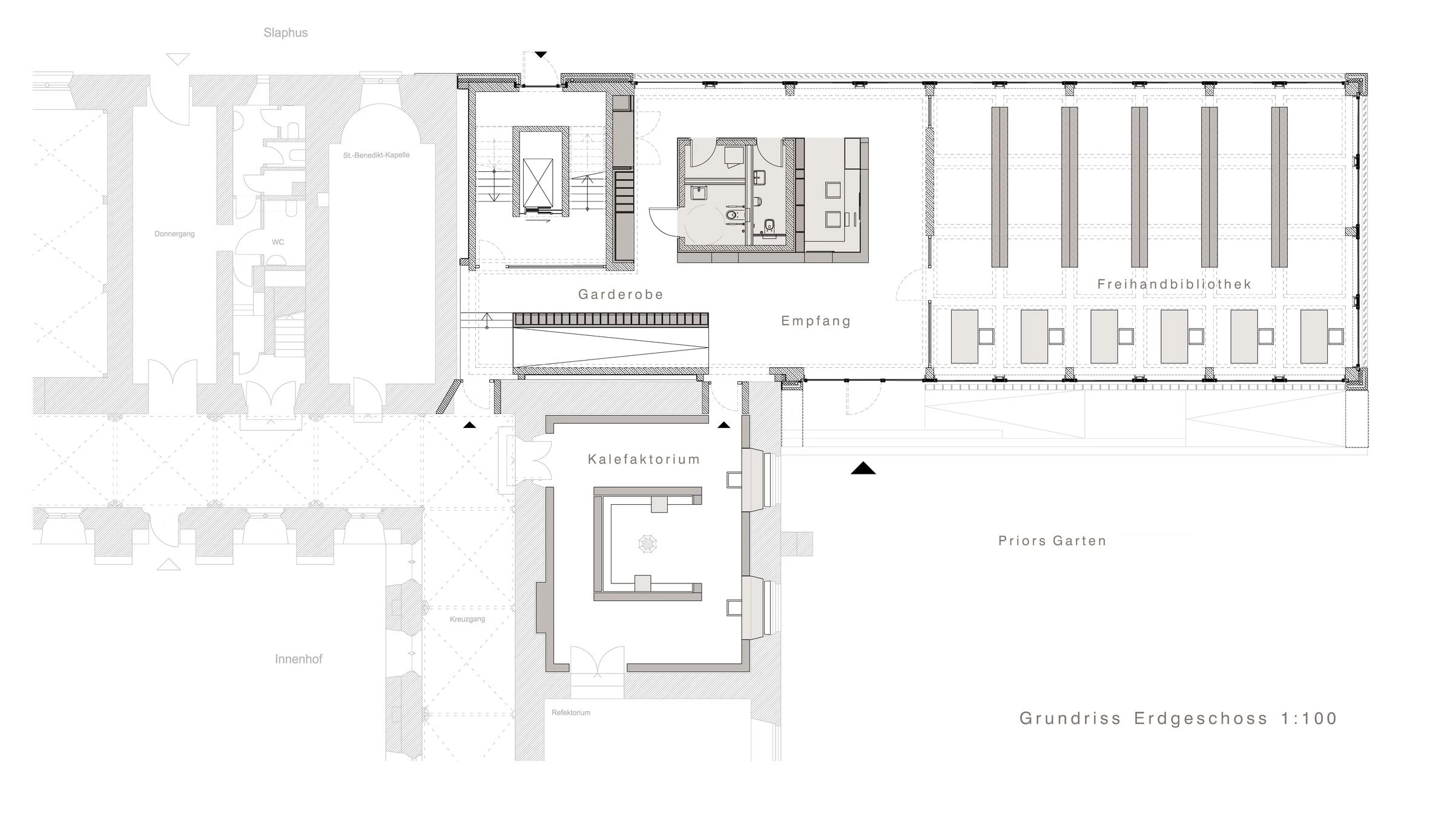 Bibliothek Kloster Loccum 图书馆丨德国丨pape pape architekten-12