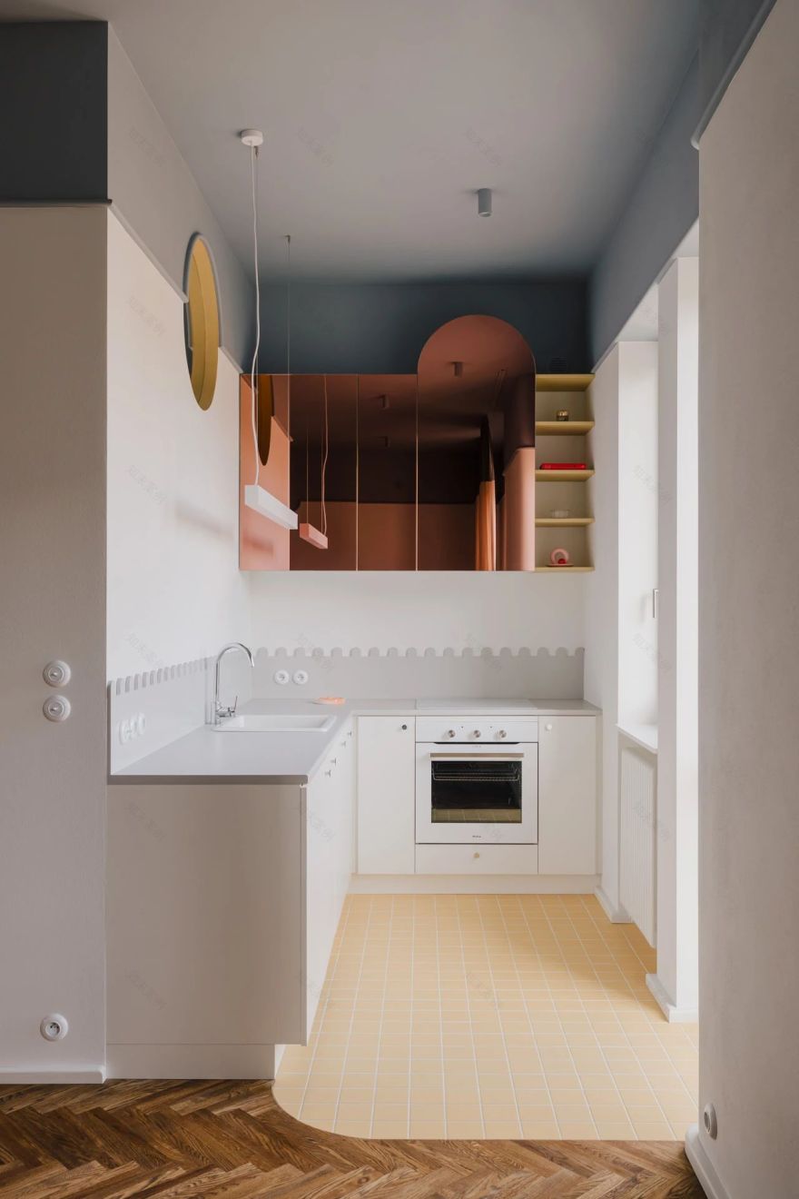 色彩缤纷的公寓|华沙某公寓丨波兰华沙丨LA FALA STUDIO-16