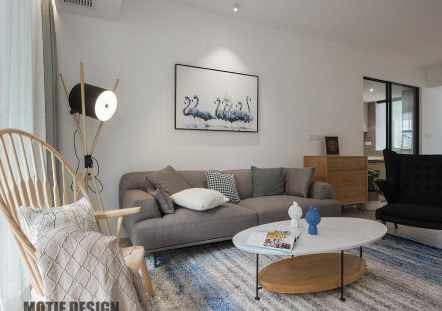 北欧风平层设计 | 原木色调与自然气息的完美融合-4