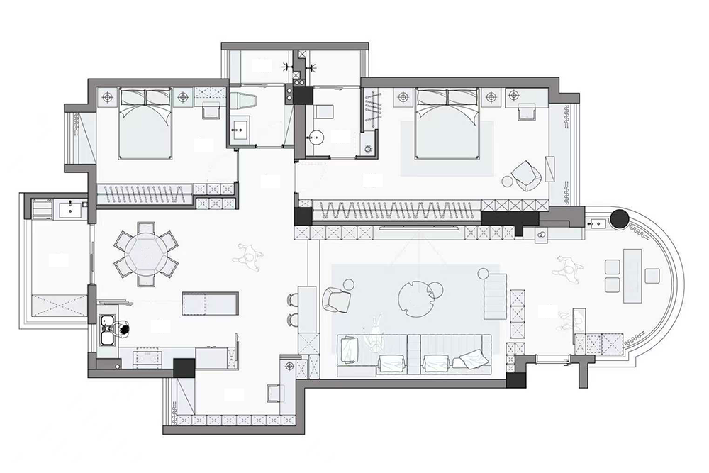 广东汕头190平自然 · 简约 · 宅这里设计丨中国汕头-38