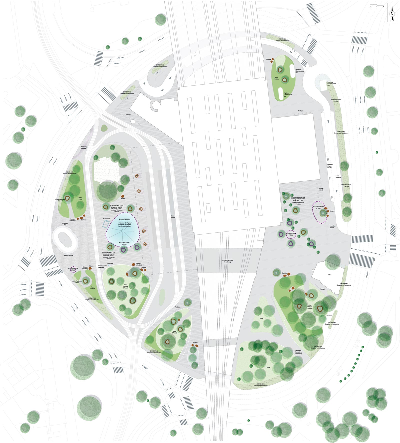 维也纳普拉特星形广场改造项目丨奥地利维也纳-46