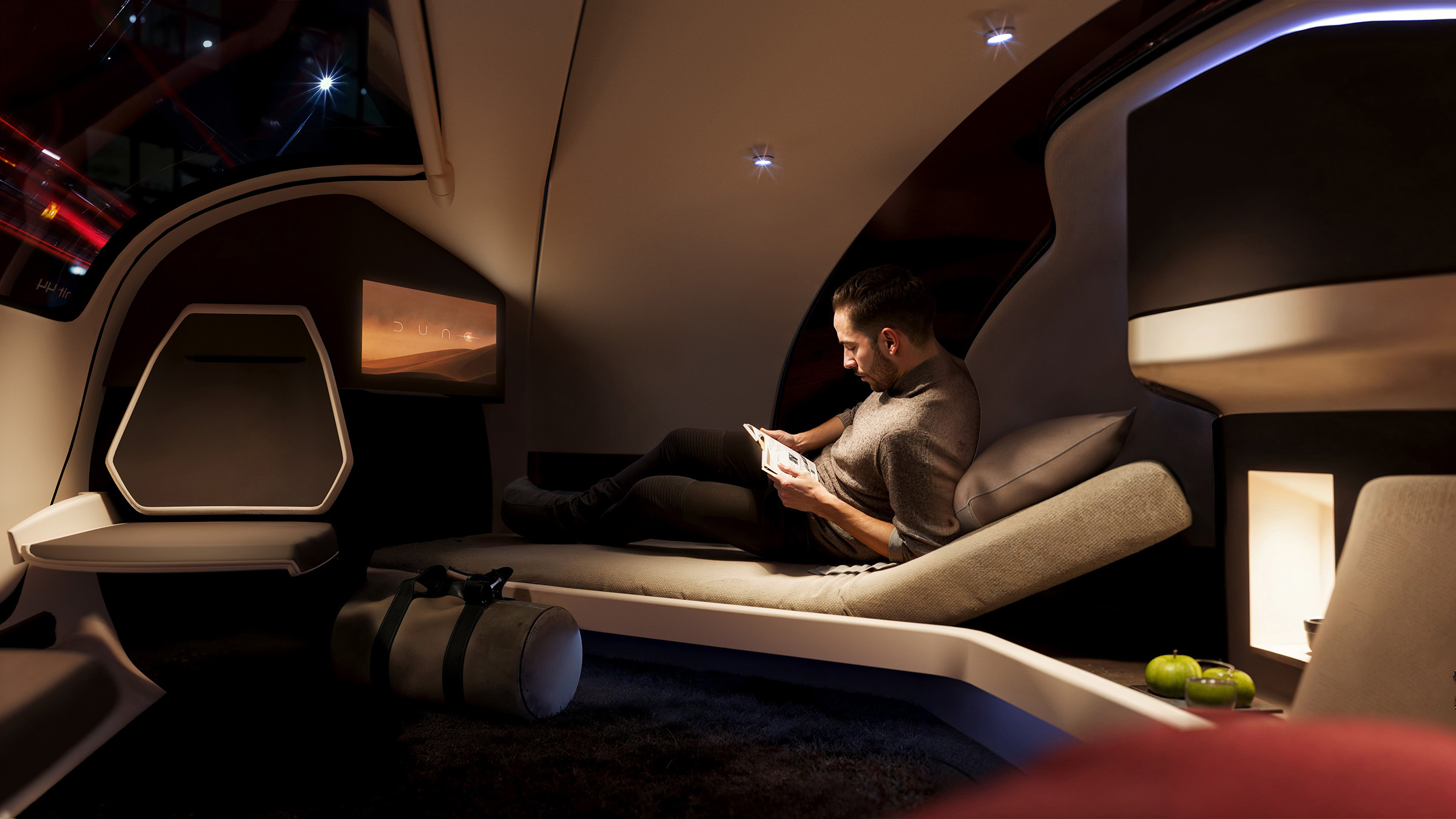 Swift-Pod: autonomous sleeping pod • xoio-17