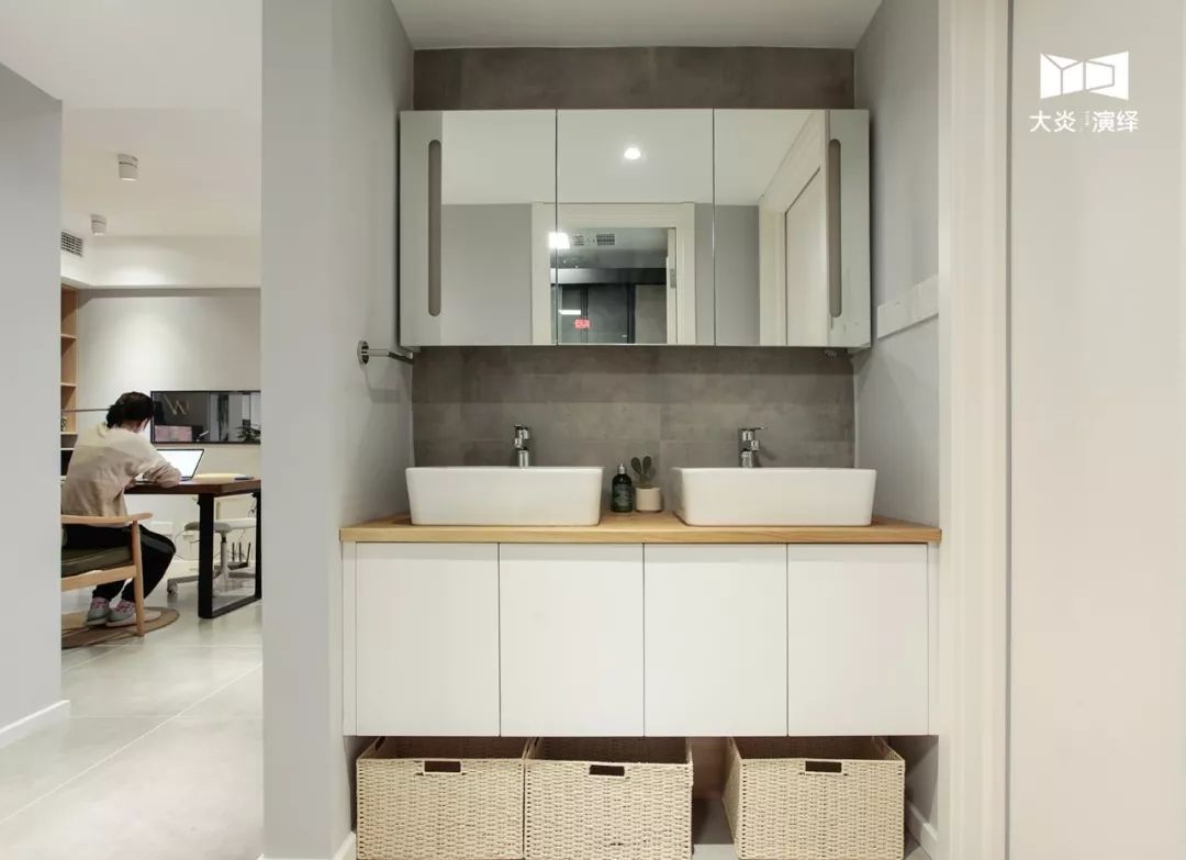 极简北欧婚房,零距离互动生活空间-49