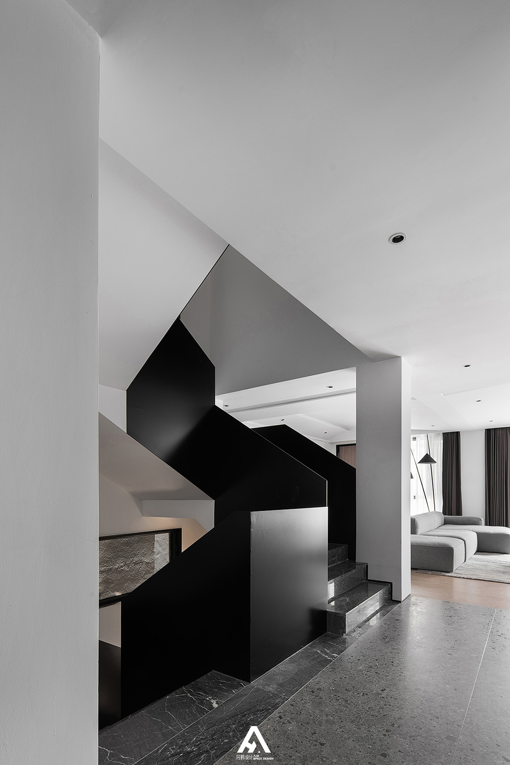 黑白分明的家丨中国南昌丨南昌阿鹤设计工作室-32
