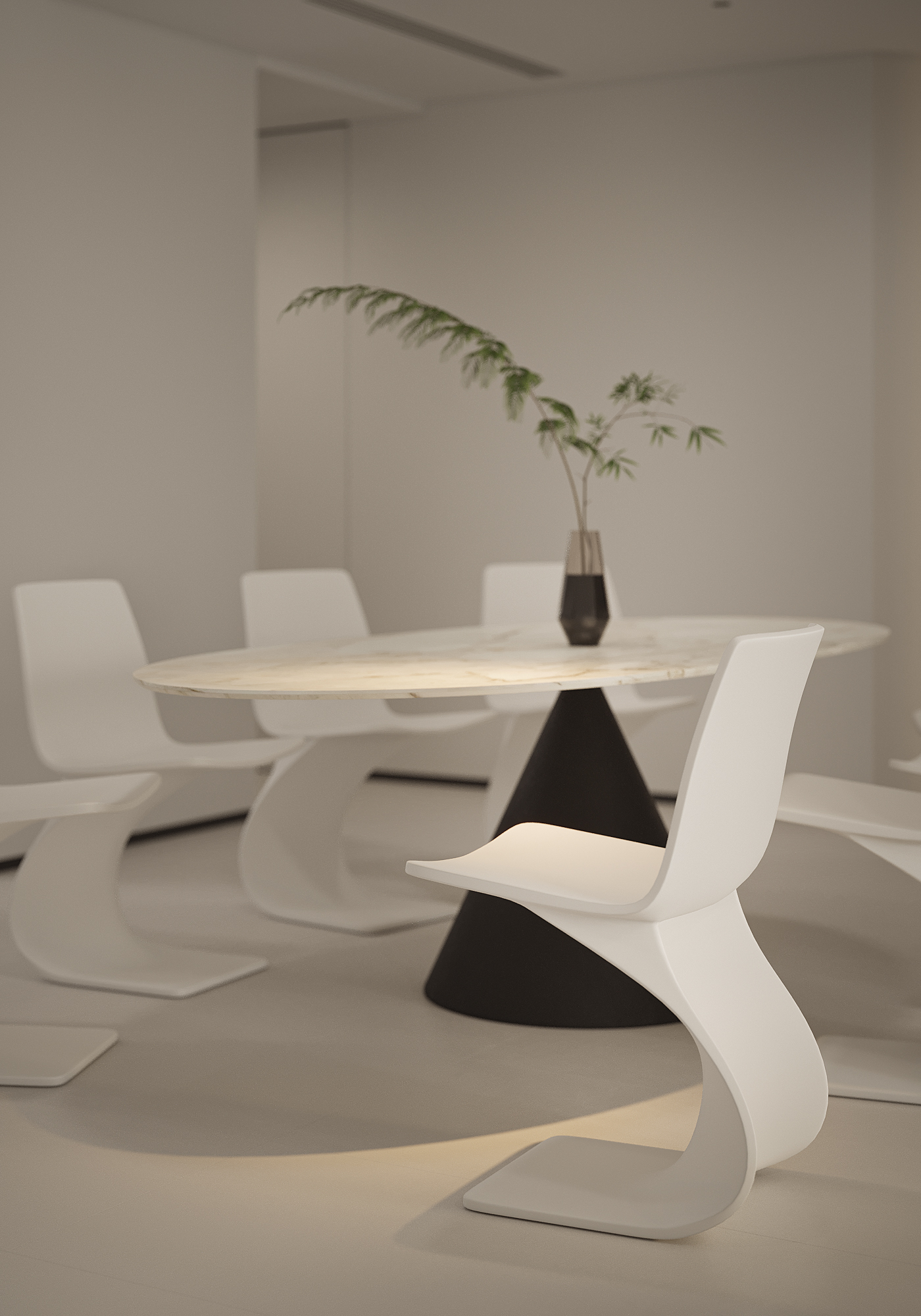 Corona渲染作品┃现代极简-4