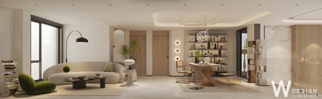 山光影居 · 自然诗意的现代家庭空间丨中国广州丨广州W设计-29