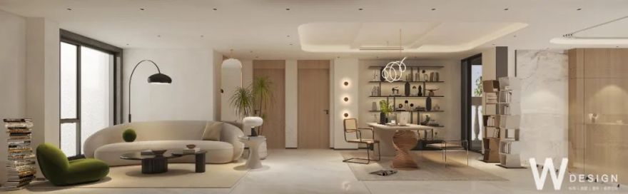 山光影居 · 自然诗意的现代家庭空间丨中国广州丨广州W设计-29