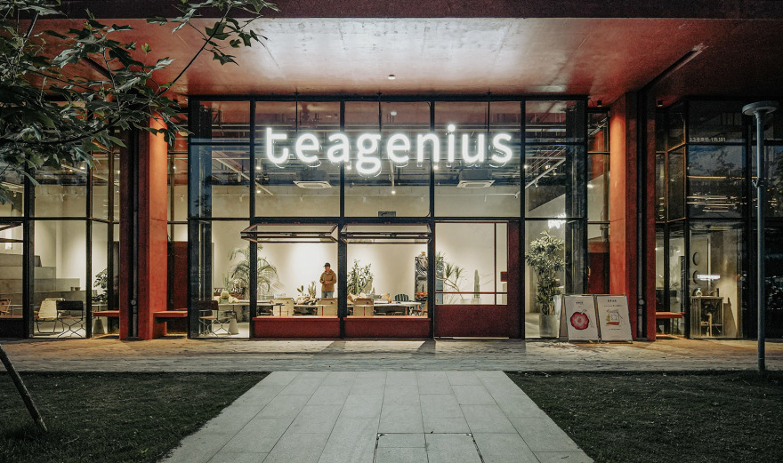 Teagenius新茶饮杭钢遗址公园店丨中国杭州丨微筑设计工作室(Microcosm_Arc Studio)-15