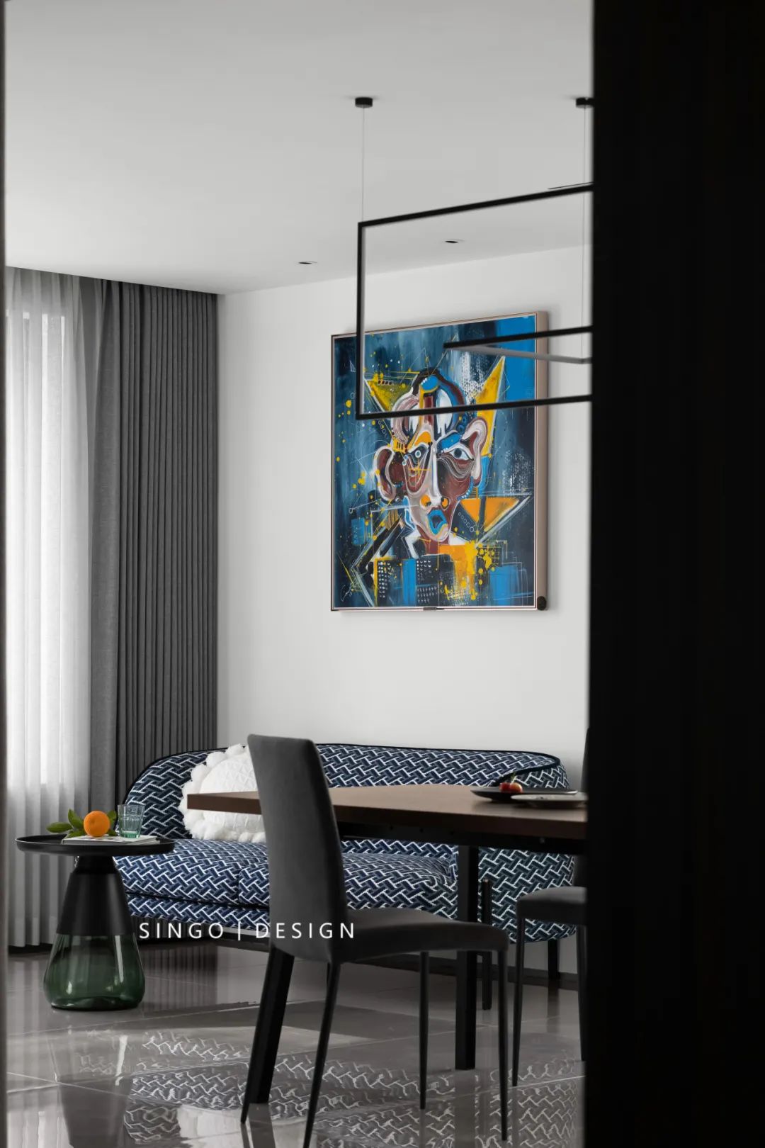 420㎡现代风格| 形与色构建空间艺术感-36