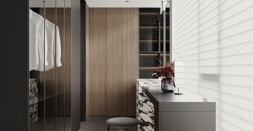 143㎡跃层现代极简案例丨佳园装饰-19