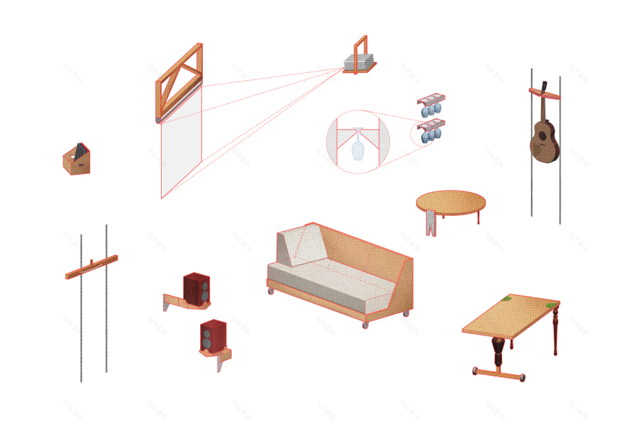 蜕皮公寓丨西班牙马德里丨Husos Architects-13