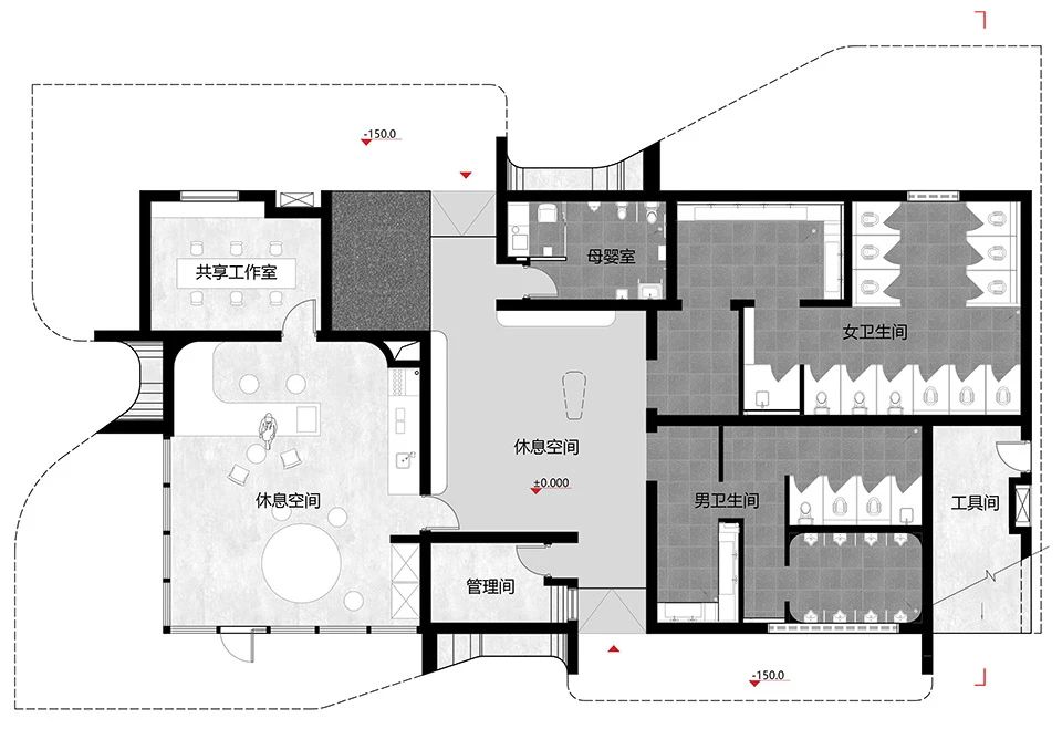 无锡市惠山区长安市民广场城市驿站丨中国无锡丨灰空间建筑事务所-85