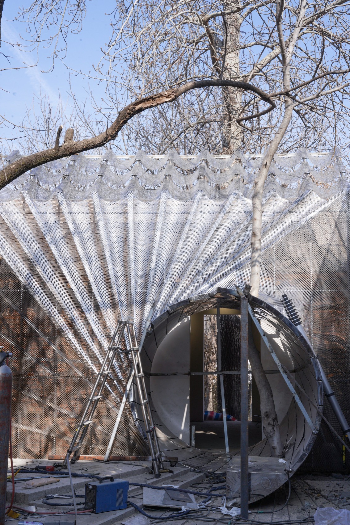 流光展厅 – 关中忙罢艺术节内院改造丨中国西安丨戴璞建筑-62